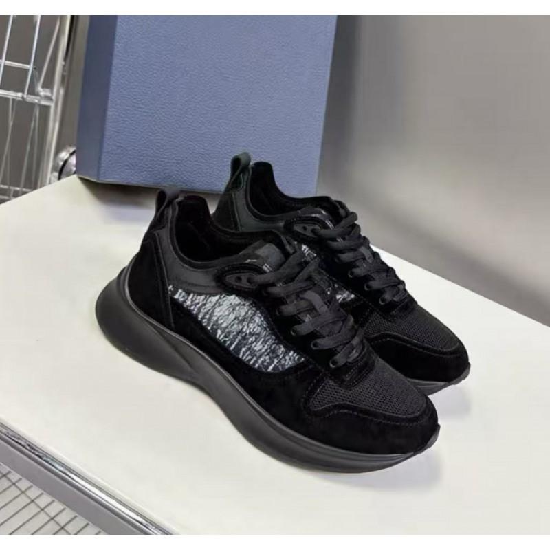Mens Chunky Sneakers B22 B25 Mesh Breathable Casual Letter Print Dad Shoes Daily Wear