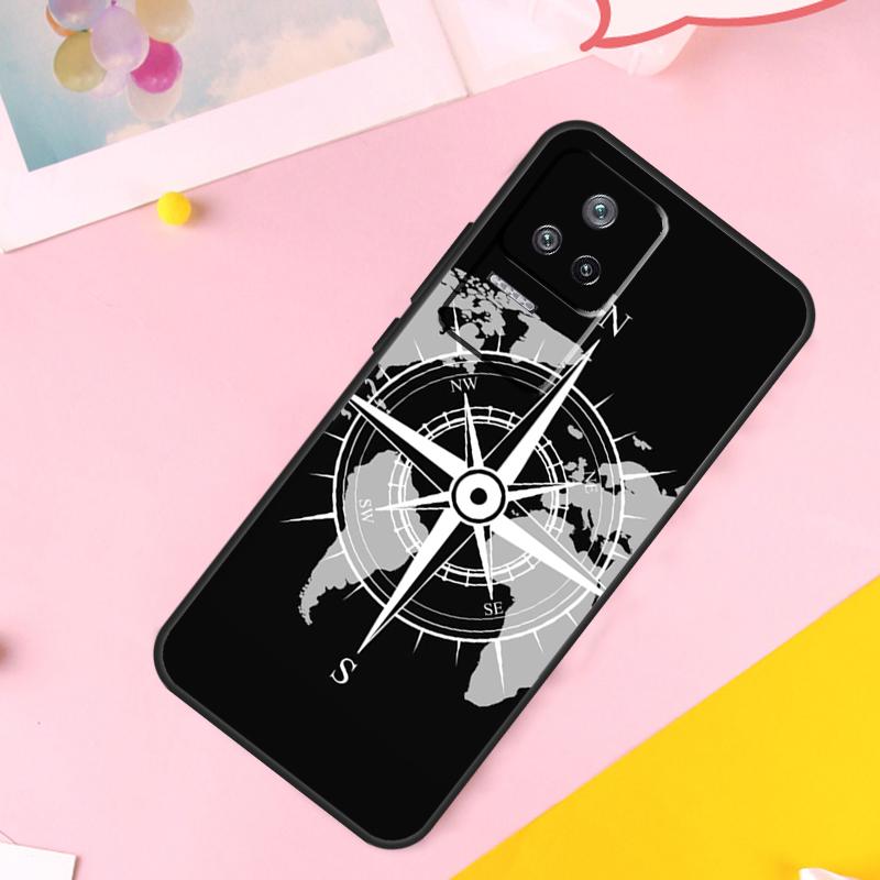 

Compass Case For POCO X6 M6 Pro X3 X5 F3 F5 M5s Xiaomi 14 13 Ultra 12 Lite 11T 12T 13T Pro Cover Xiaomi 13 Lite