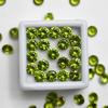 Certified 7.20 Ct Natural Green Sapphire Round Cut 5x5 Mm Lot Loose Gemstone