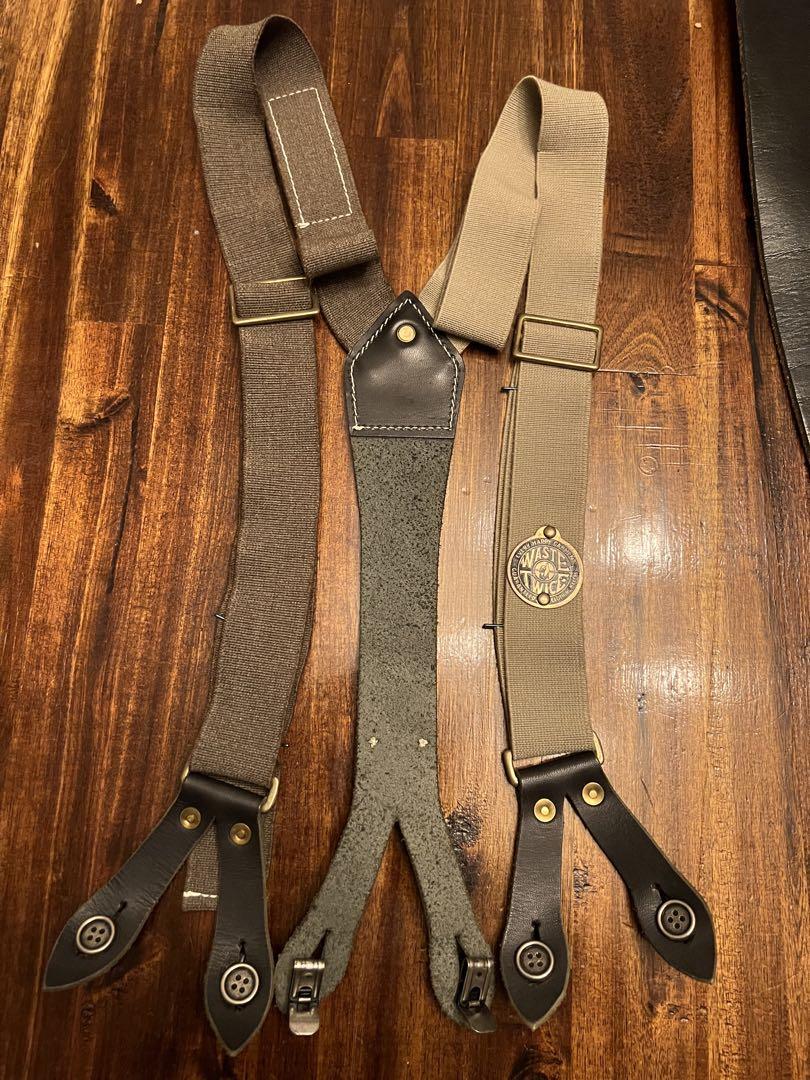 

[USED] West Twice x Superior Labor special collaboration suspenders. Extremely rare.