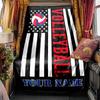 Volleyball American Flag Blanket Personalized Name Soft Comfortable Stylish Blanket Car Blanket Perfect For Travel Camping Outdoor Home Suitable For