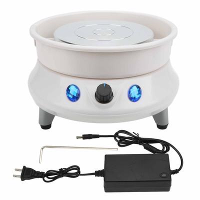 Elektrický hrnčiarsky kruh s humanizovaným dizajnom, kompaktná konštrukcia, 200 ot./min., mini hrnčiarsky kruh na keramiku