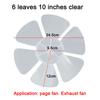 Lightweight Blade Blade Blade PP Plastic Plastic Fan Blade Replacement Parts Standing Fans Cleaned For Maintenance