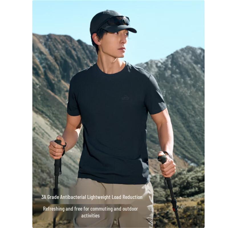 Pelliot Men's Outdoor Quick-Dry Antimicrobial T-Shirt