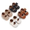 Spring and Autumn 0-1 Year Old Baby Toddler Shoes Soft Bottom Breathable Baby Shoes Half Rubber Sole All-match Princess Shoes