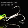 5Pcs 7.5CM/9G Fishing Lure with Metal Spinner Blade Hook Rotating Sequin Spoon Spinnerbait Bionic Bait Bass Pike Walleye Fishing Accessories