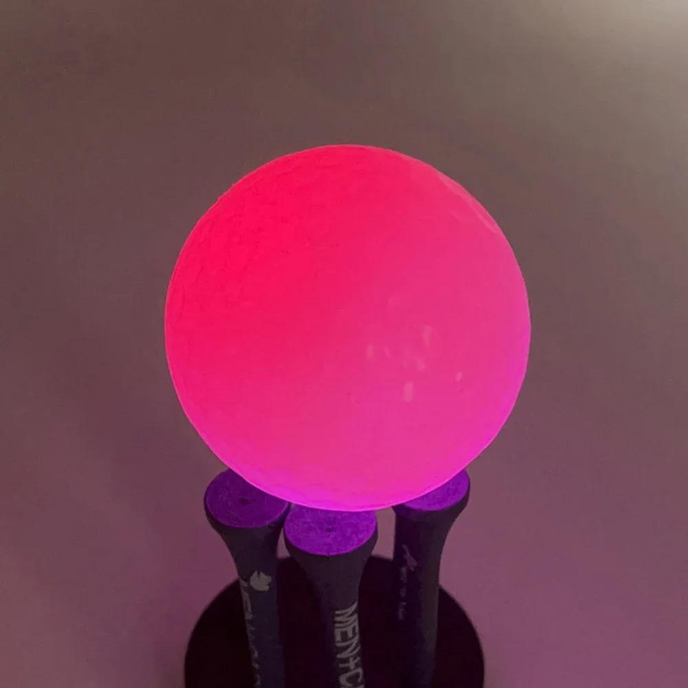 Multi Color Night Golf Balls Durable Luminous Colorful Golf Balls LED Golf Balls  Golf Accessories