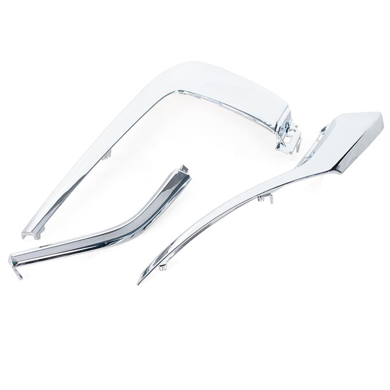 For Mitsubishi Outlander 2016 2017 2018 2019 2020 2025 Front Bumper Fog Light Chrome Molding Strip Car Accessories