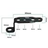1/2Pcs Stainless Steel Head Light Bracket Black Silver Multi-purpose Rearview Mirror Lamp Bracket Motorcycles Headlight Bracket