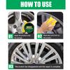 Effective Wheel Scratch Repair Paste 50g Formula Wheel Hub Scratch Remover Polish for Smooth Finishes On Metal Surfaces