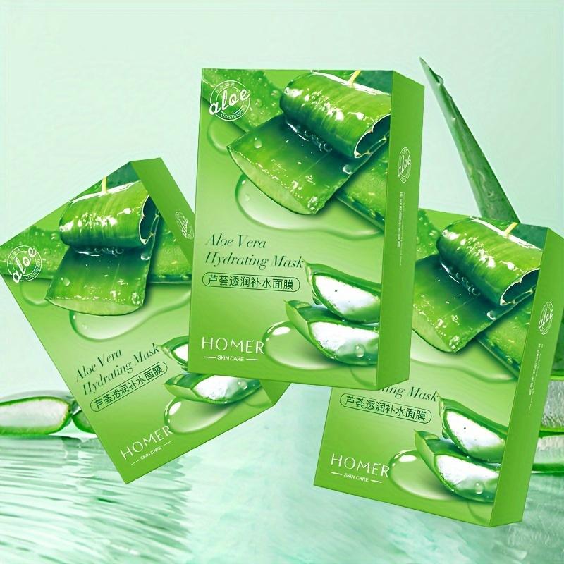 

30 шт. Увлажняющая маска с алоэ вера, по 0,85 унции каждая - контролирует жирность и сужает поры, увлажняет после ухода и питает все типы 30 pieces