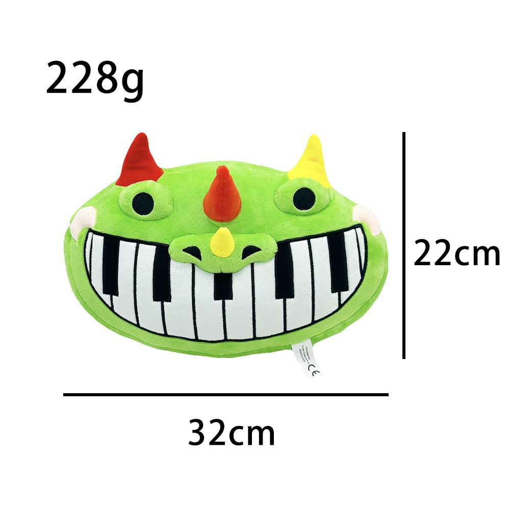 Funny Dinosaur Plush Pillow Poppy Playtime Pianosaurus Stuffed Toy For Kids Birthday Holiday Present