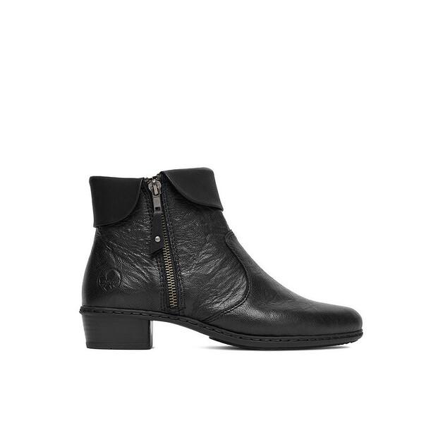 Rieker Y07A8-01 Black Ankle Boots
