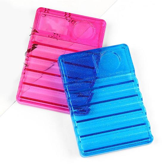 Yousheng Maniküre Stifthalter Exquisit DIY Leichtgewicht 7 Fächer Nail Art Pinselhalter für Frauen