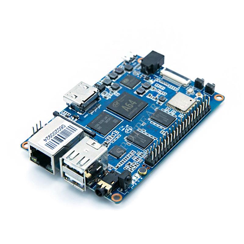 

Banana Pi BPI-M64 Плата розробки з чотириядерним 64-бітним процесором Allwinner A64