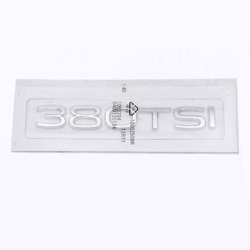 AAYT1 230TSI 280TSI 300TSI 330TSI 380TSI trunk labels new style number car stickers for Volkswagen refit rear boot displacement  logo