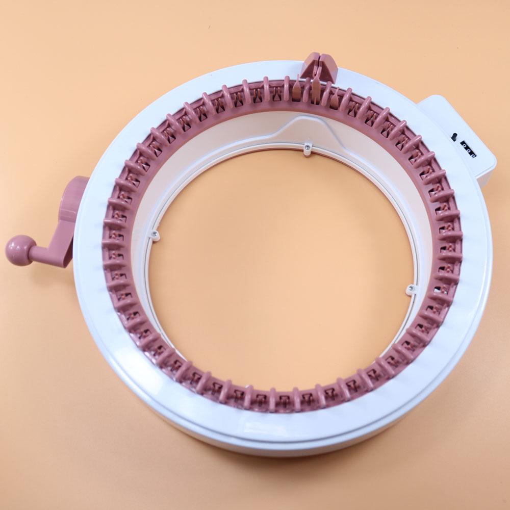 Handmade 48-Needle Circular Knitting Machine for Scarves & Hats - Children's Pretend Play Toy