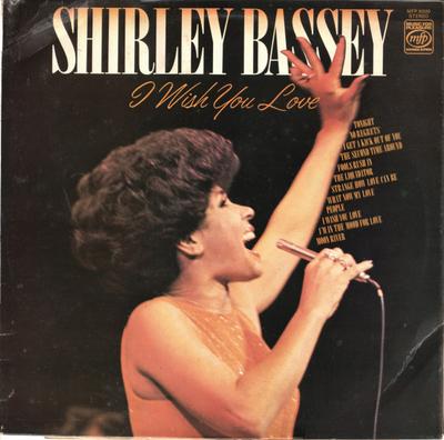 LP Record SHIRLEY BASSEY  I Wish You Love MFP50330 Music For Pleas 1978 UK Pop Used