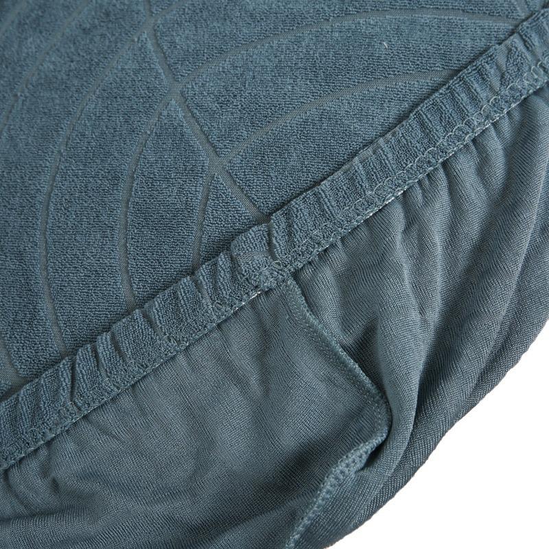 Waterproof Leaf Jacquard Stretch Chair Cover - European & American Style