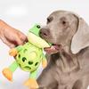 Bissfester Plüschfrosch Hundespielzeug Cartoon Froschform Hund Langeweile Begleiter Spielzeug Indoor Spiel