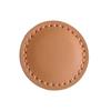 Flat Golf Ball Position Marker With Strong Magnetic Artificial Leather Round Golf Ball Marker Golfers Gift 4cm Size