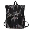 Embroidery Bag Women's Shoulder Bag Large Capacity College Style Backpack Student Schoolbag