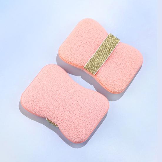 1/2Pcs Bathing Sponge Soap-Saving Bags Rich Foam Soft Skin Delicate Texture Sponge Foaming Effect Sponge