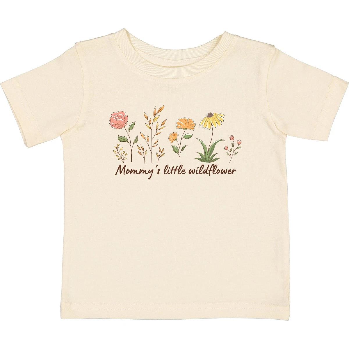 Inktastic Mommy s Little Wildflower Baby T-Shirt Mom Mommy Mother Nana Daughter 100