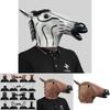 Adorable Latex Horse Head Costume Mask For Creative Parties And Fun Celebrations
