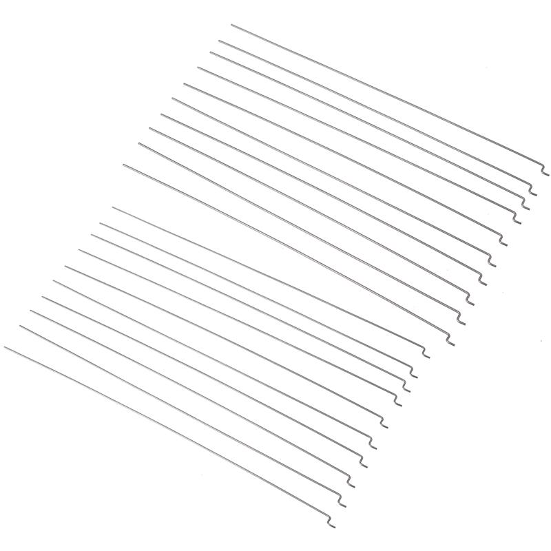 10Pcs Z Type D1.2Mm Steel Wire Push Pull Rod Pushrod For Rc Aircraft Airplane