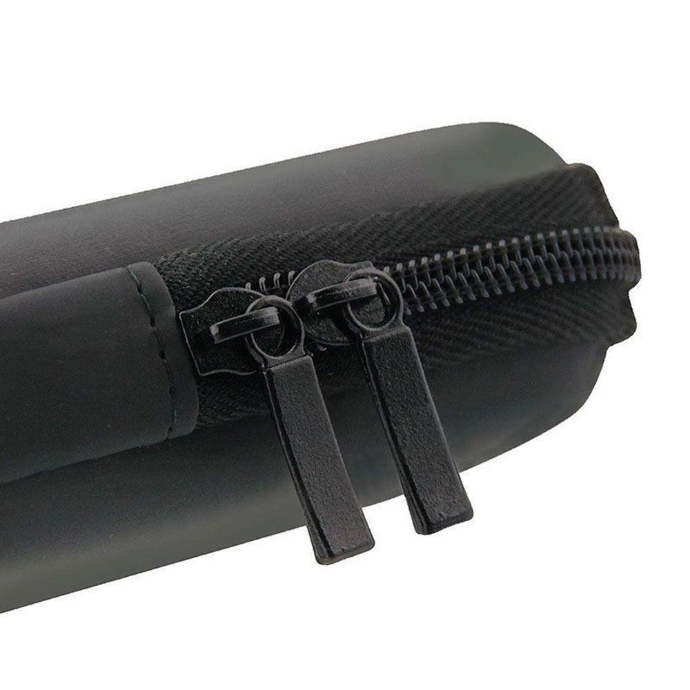 Black Makeup Box Earphone Pouch EVA Hard Shell Storage Bag Pen Case Pencil Holder Stationery Cover