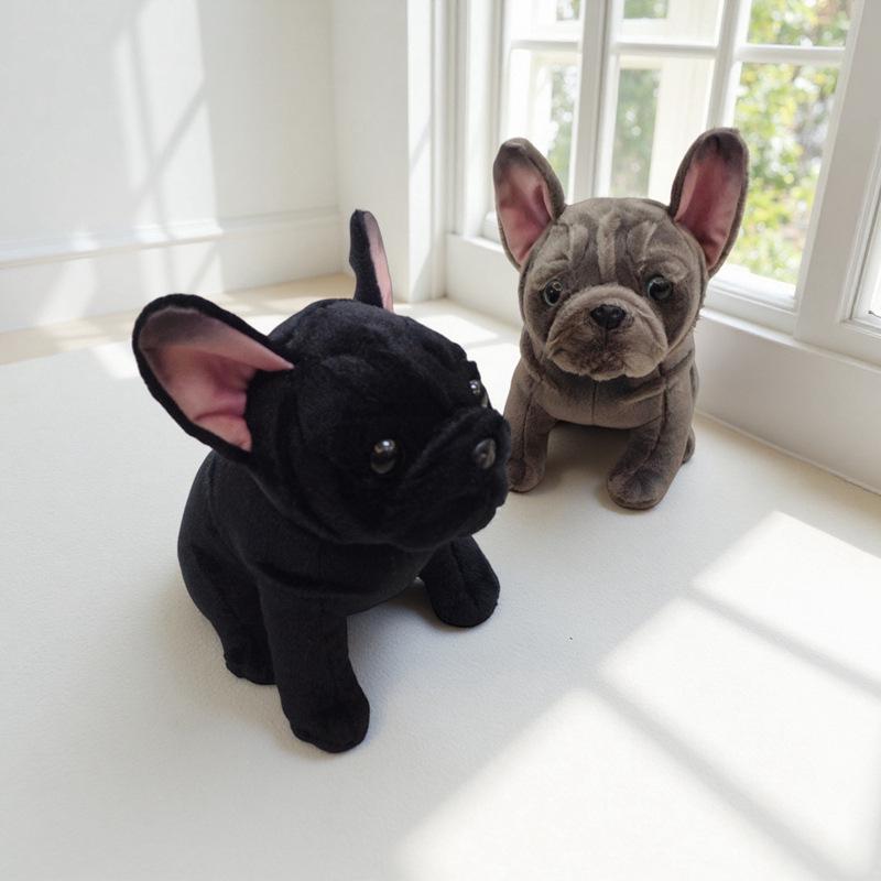 Französische Bulldogge Plüschtier - Niedlicher Puppenbegleiter für Kinder