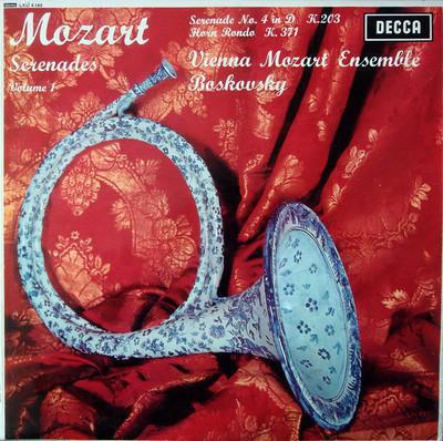 

LP Record WOLFGANG AMADEUS MOZART , WIENER MO - Serenades Volume 1 LXT6330 Decca 1968 UK Classical Used