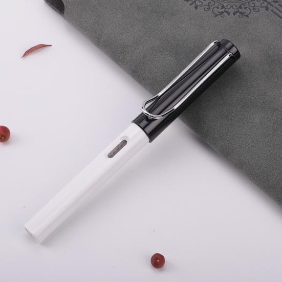 Penne stilografiche da 0,38 mm Penne da scrittura lisce con pennino EF in plastica cava creativa per la scuola
