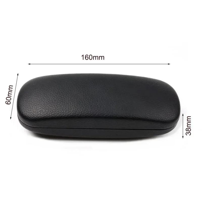 PU Leather Hard Glasses Case for Men And Women - Protective Eyeglass Case for Reading Glasses