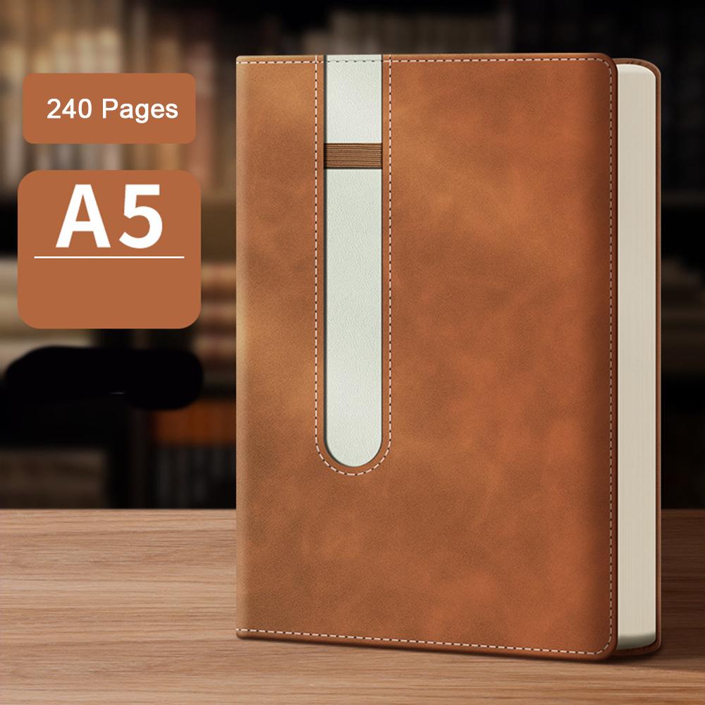 (Logo Can Be Engraved) A5/B5 Student Subject Notebook, Business Notebook, Diary, Work Meeting Minutes, Travel Log