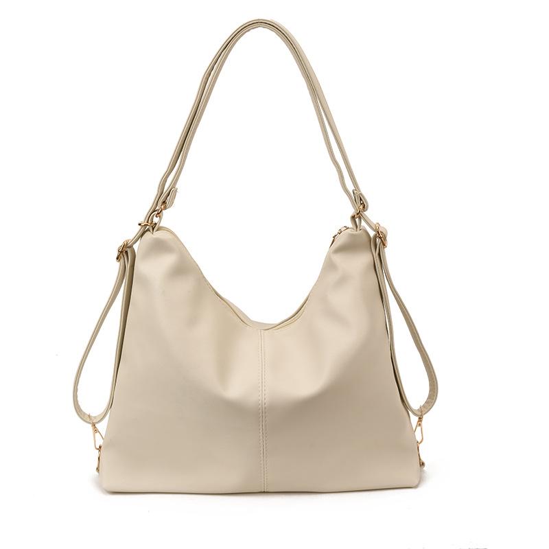 

2025 Autumn/Winter Large Capacity Soft Leather Dual-Use Backpack - Single & Double Shoulder Options, New Fashion Casual Bag. 31x10x29 cm