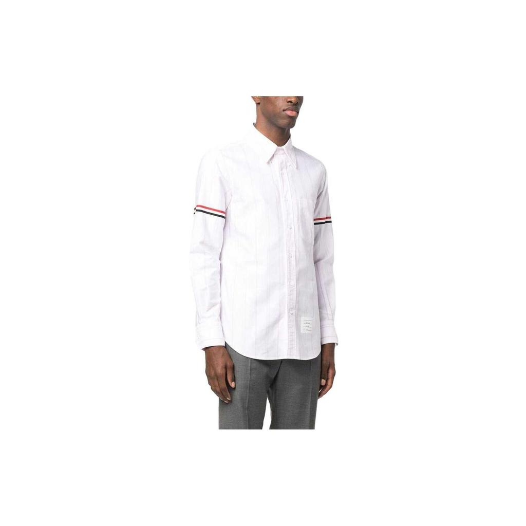 THOM BROWNE Vertical Stripe Pattern Buttoned Shirt MWL301O07720680