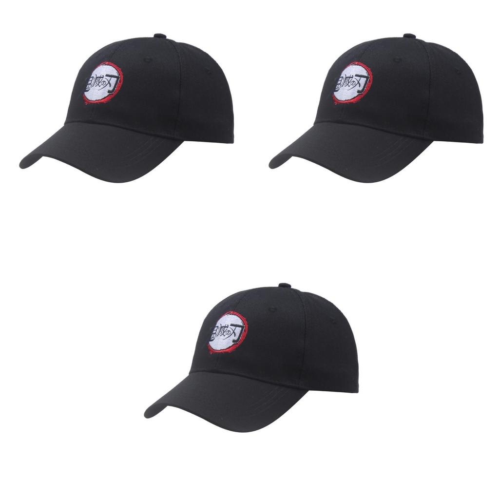 Stylish Demon Slayer Embroidered Baseball Cap Perfect For Outdoor Adventure