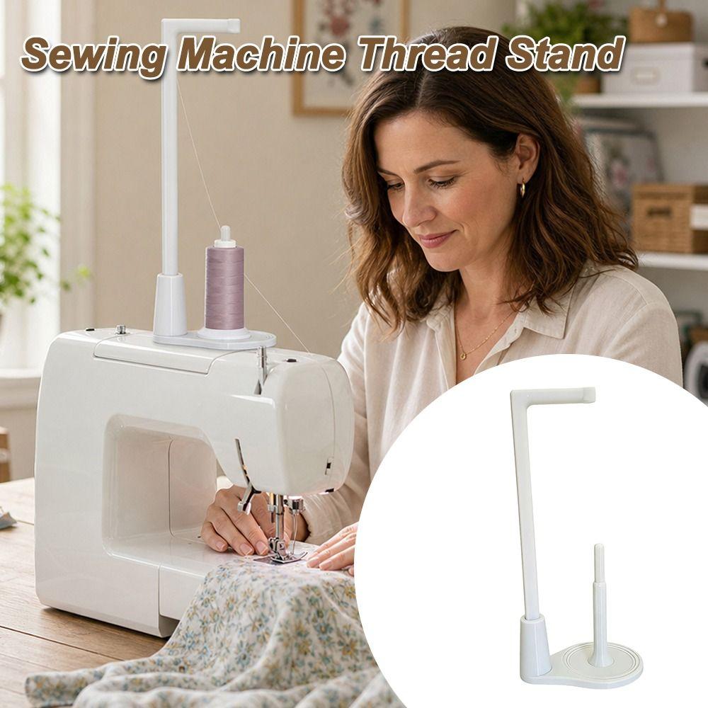 3D Printed Sewing Machine Thread Stand Smooth Thread Feed Easy Installation Anti-Tangle Thread Guide Lightweight Sturdy