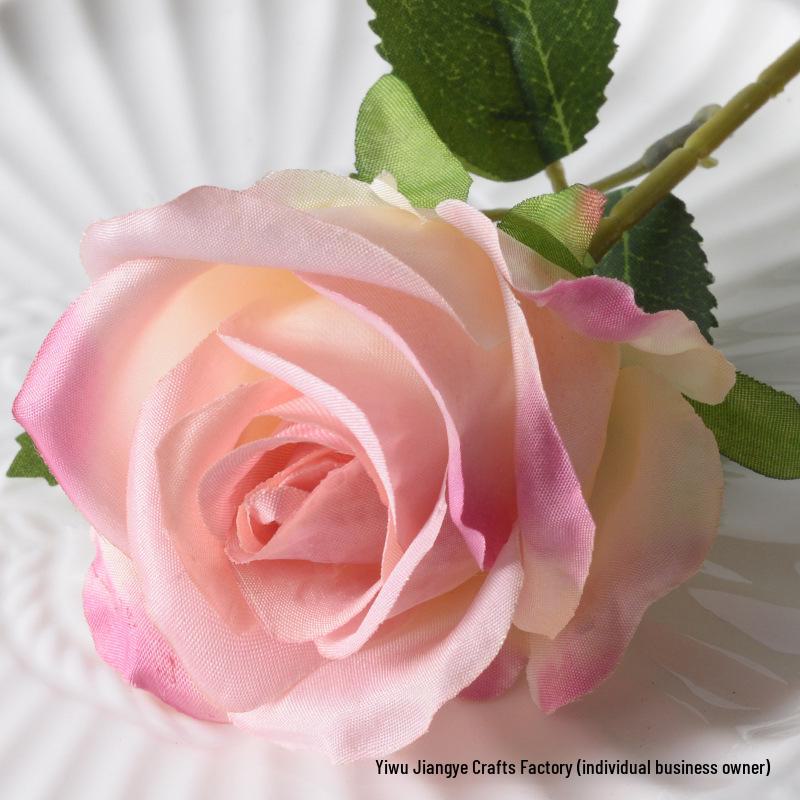 Large Flannel Rose Silk Bouquet for Wedding and Valentine's Day Home Decor