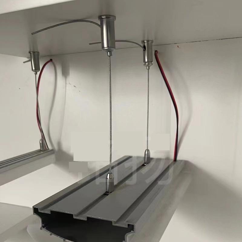 Seitliche Stahlseilklemme Versteller Installation Deckenaufhängung Draht Befestigungsvorrichtung Für Beleuchtungskörper Aufhängeschnalle