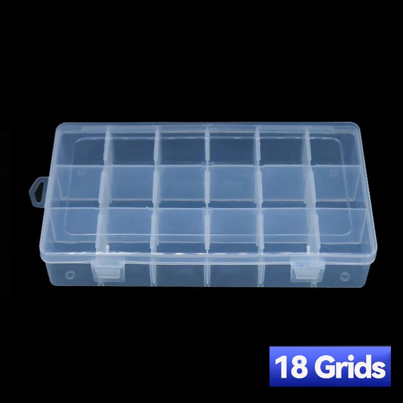 1PCFeaturing10/15/18/24/36compartments ForStoring Electronic Accessories Screws Jewelry Pills Other Storage Boxes And Containers