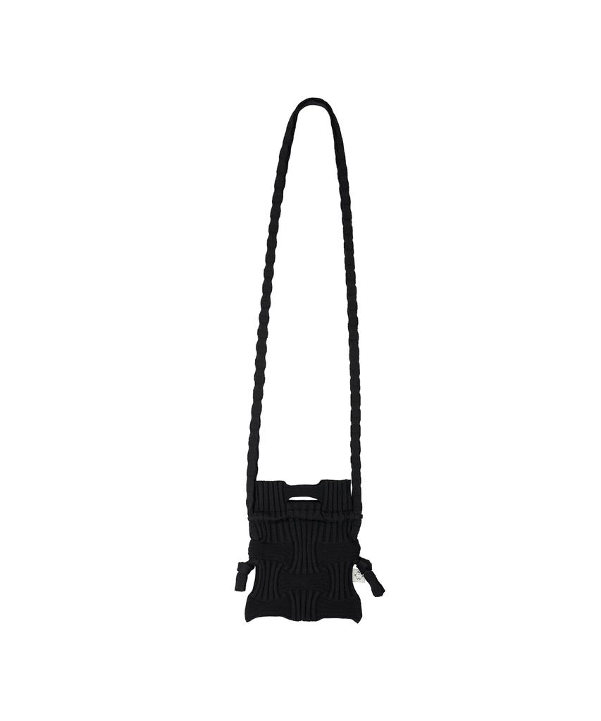 Pleatsmama Mini Crossbow Bag Black
