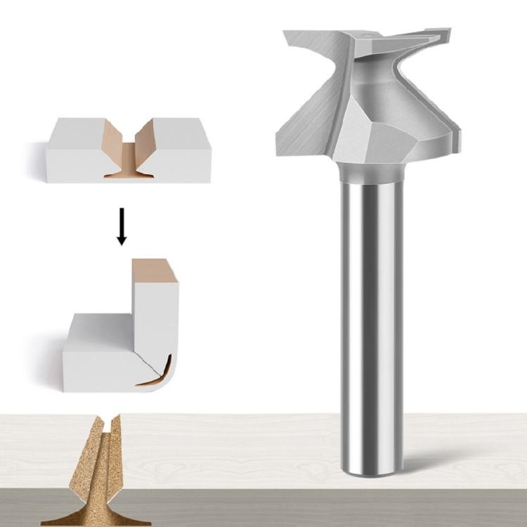 Efficient R10 Curved Cutting Router Bit Wear Resistant Chamfer Router Bit For Carpentry Cabinetmaking Projects