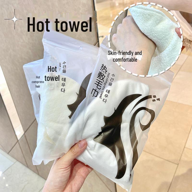 Soft Skin-Friendly Ear-Hanging Towel for Hot/Cold Compress and Face Mask