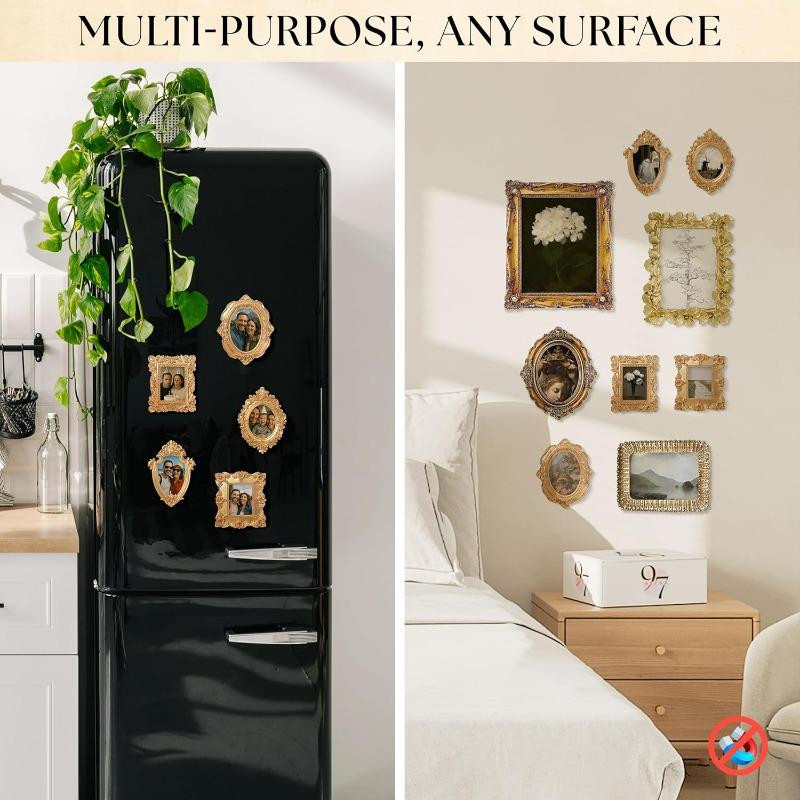 Mini Picture Frame Retro Scrapbooking Crafts Picture Frames Decoration Diy Wall Hanging Jewelry Display Props Desktop Ornaments