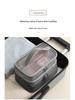 Large Capacity Double Layer Mesh Makeup & Toiletry Bag - Portable Travel Cosmetic Storage