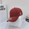 Baseball cap women's summer deep top fashion versatile face small letter embroidery sun hat sun protection cap men