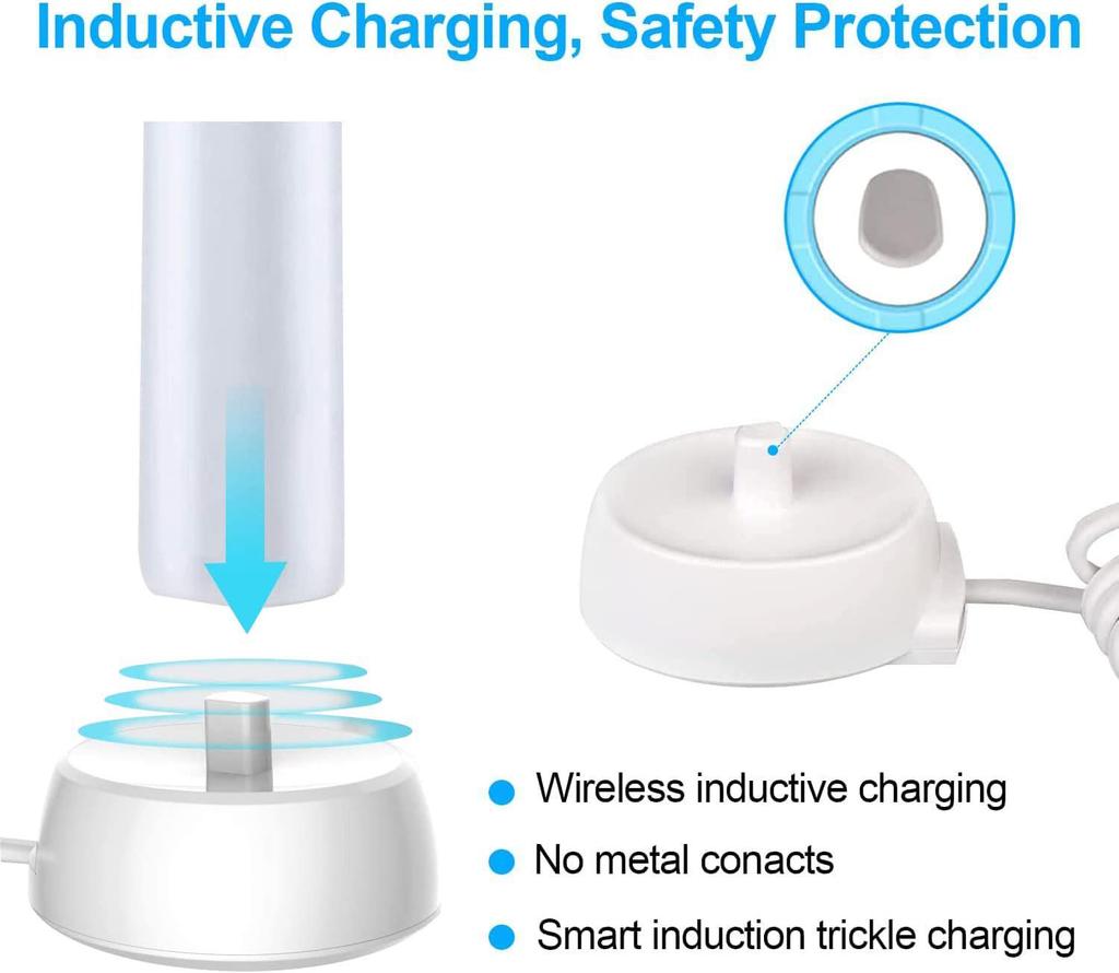 Charging Stand for Oral-B/Ole B Braun Electric Toothbrushes D12, D16, 8000, 3757, 3709